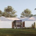 Projekt Stodoła z Patio Elewacja boczna 3