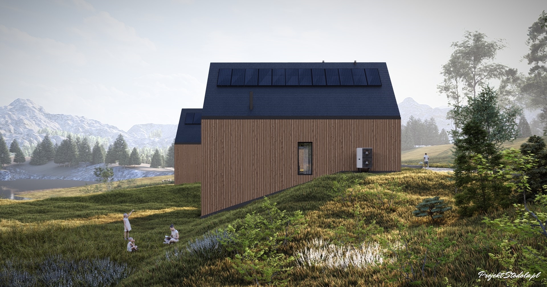 Stodola L Compact Holiday elewacja bok