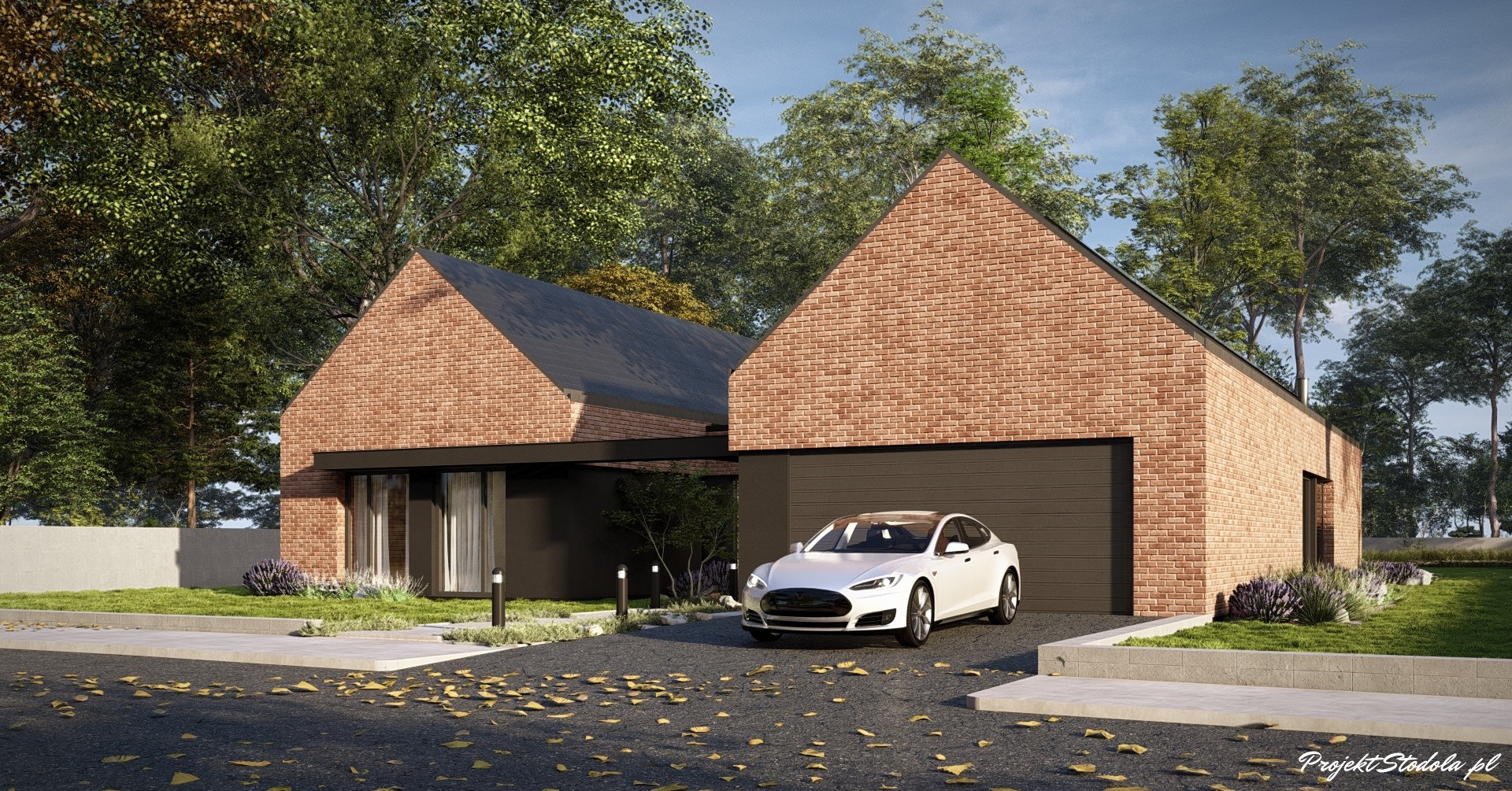 2_Projekt Stodoła Podwójna plus_ front