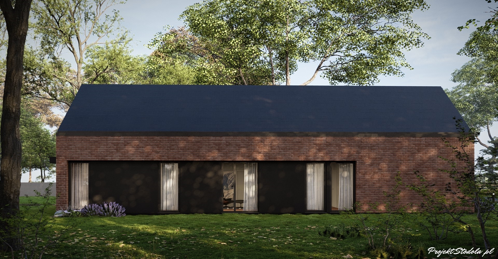 5_Projekt Stodoła Podwójna plus_ bok