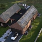 9_Projekt Stodoła Podwójna plus_ lot ptaka