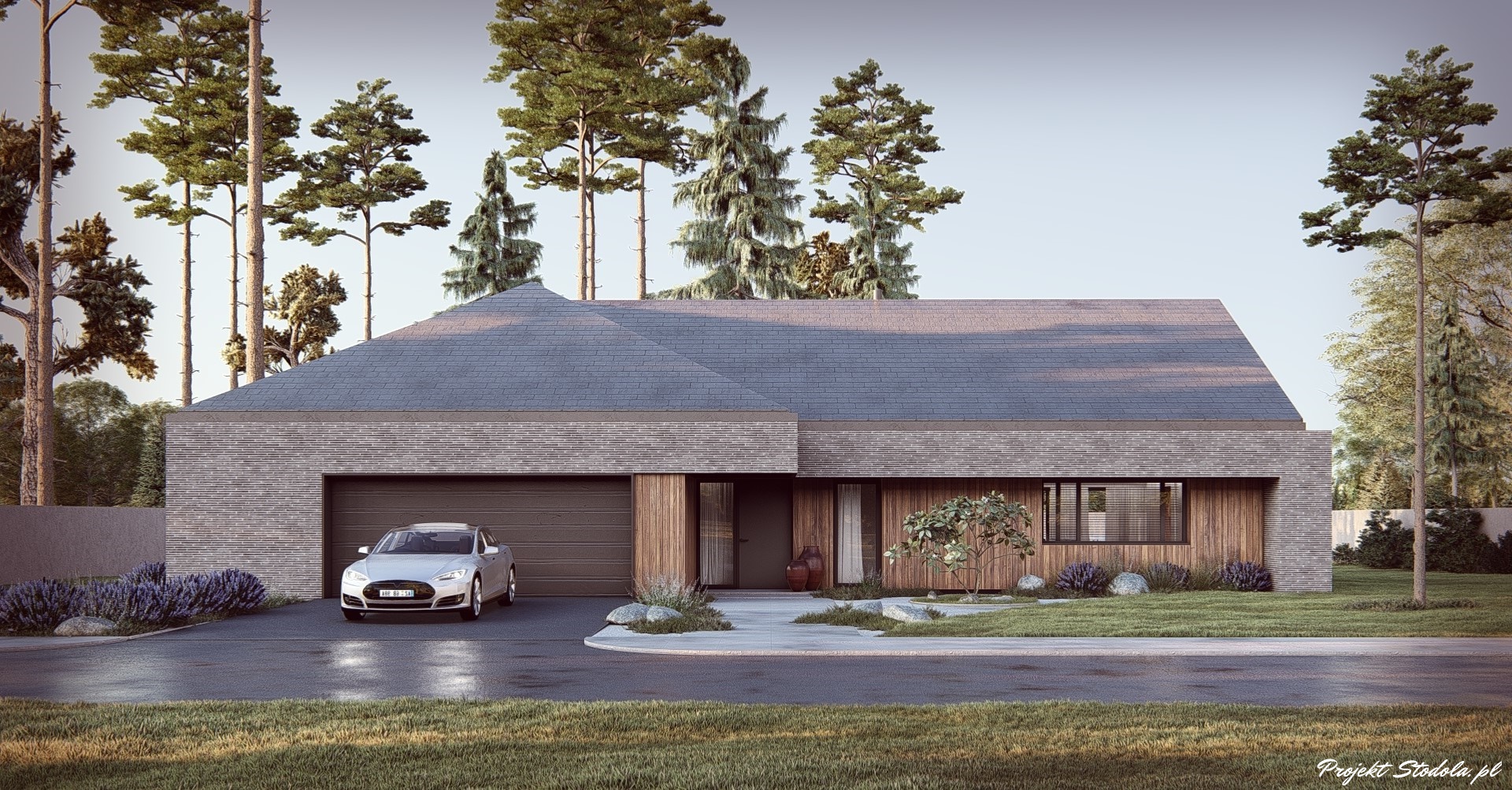 Stodoła S+ Superb elewacja frontowa