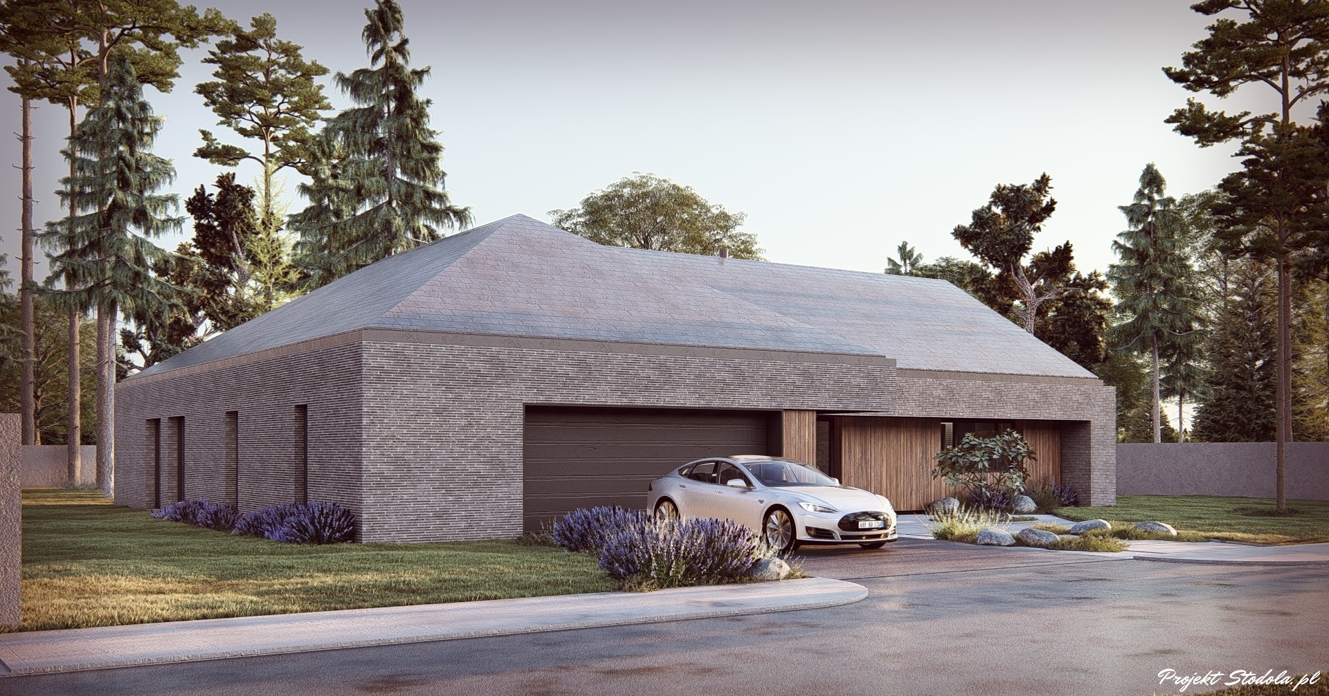 Stodoła S+ Superb widok ulica