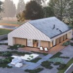 Projekt Stodoła S Solo Aksonometria wersja podstawowa