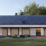 Projekt Stodoła S Solo Elewacja ogrodowa 2 wersja podstawowa