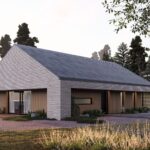 Projekt Stodoła S Solo Perspektywa boczna wersja podstawowa