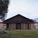 Projekt Stodoła FarmHouse elewacja boczna1