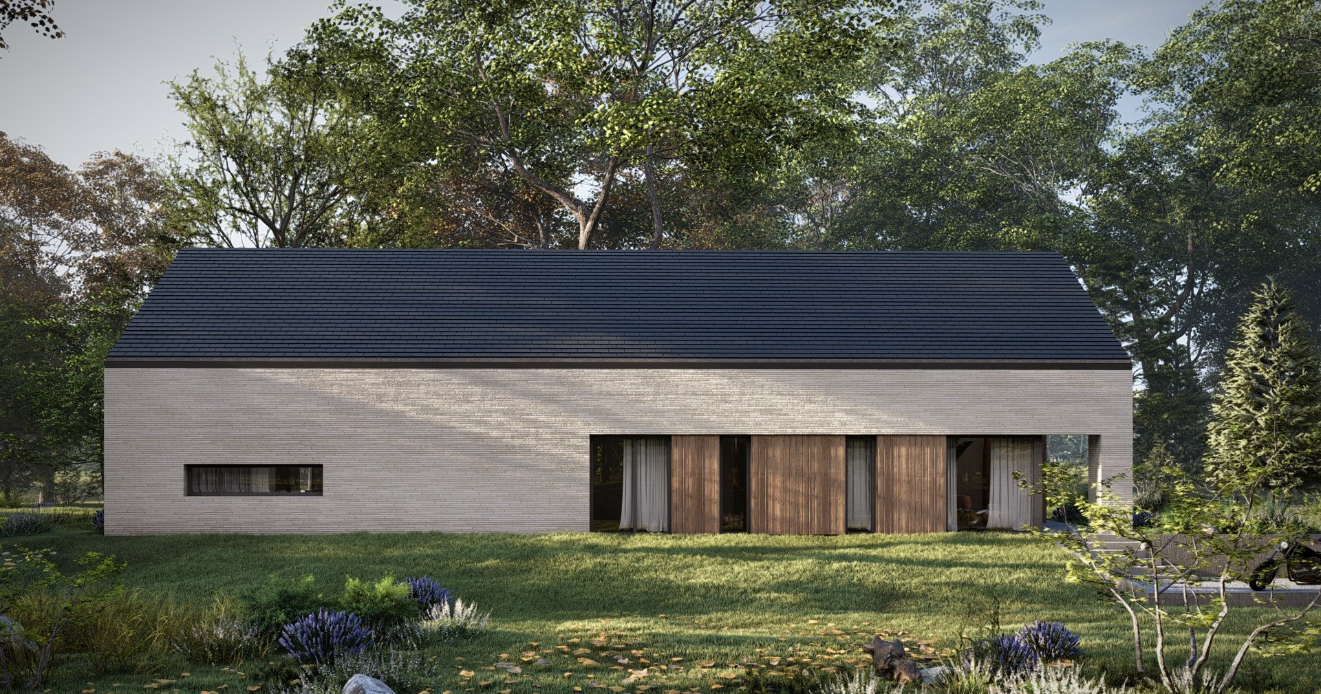 PROJEKT STODOŁA SOLO BIS FRONT ELEWACJA BOCZNA wersja podstawowa