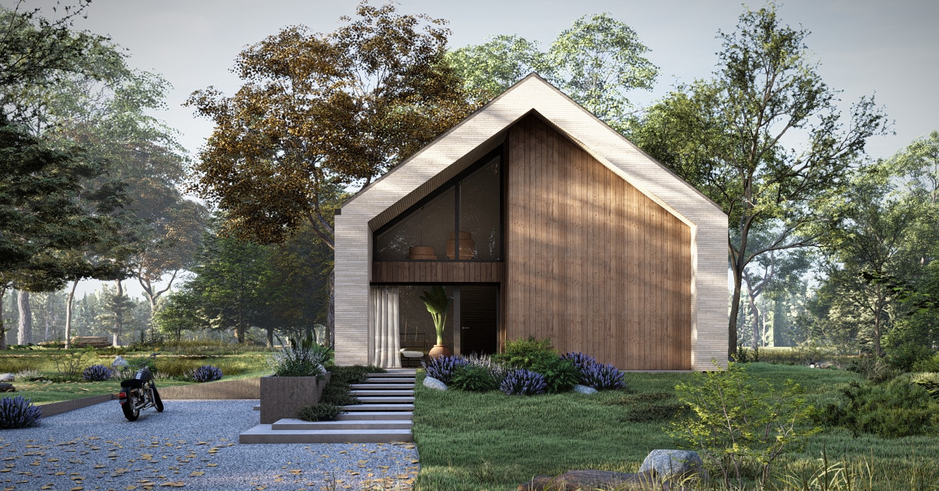 PROJEKT STODOŁA SOLO BIS FRONT ELEWACJA FRONTOWA wersja podstawowa