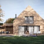 Projekt Stodoła Nano elewacja ogrodowa