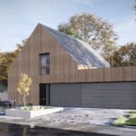 Projekt Stodoła Nano pespektywa frontowa