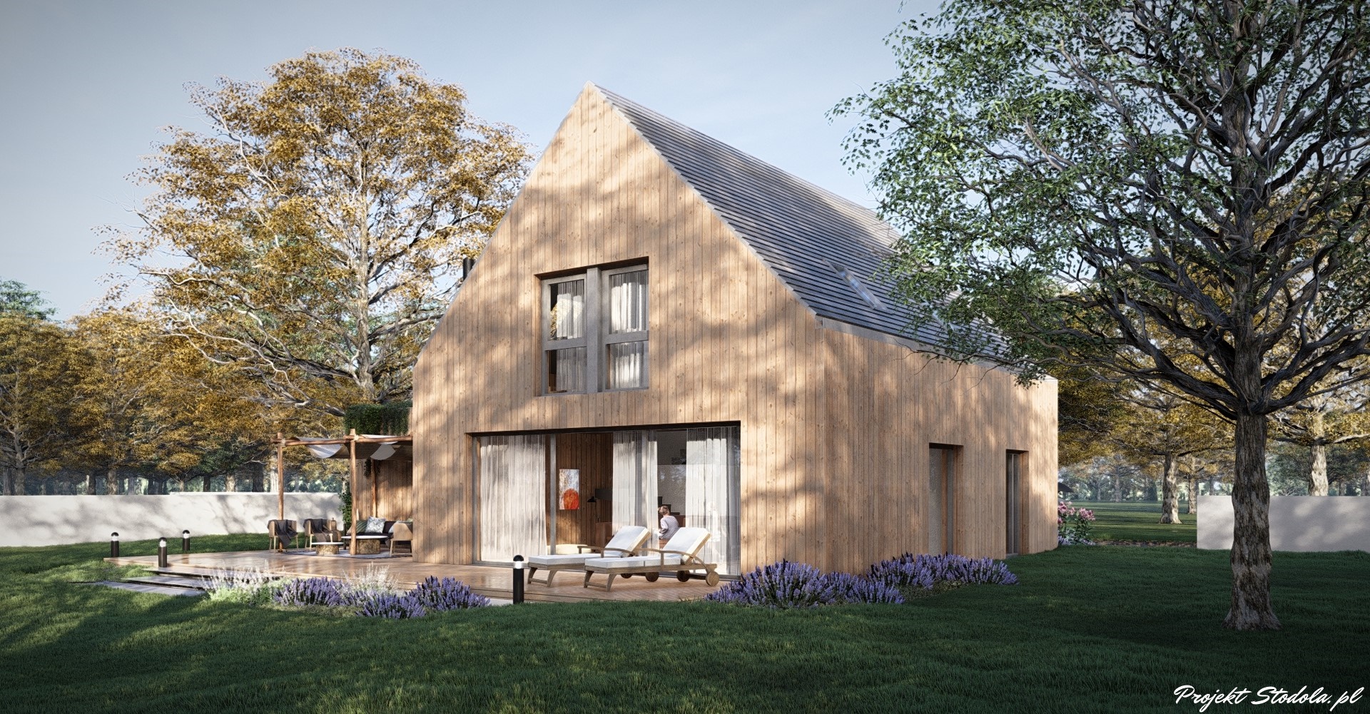 Projekt Stodoła Nano taras