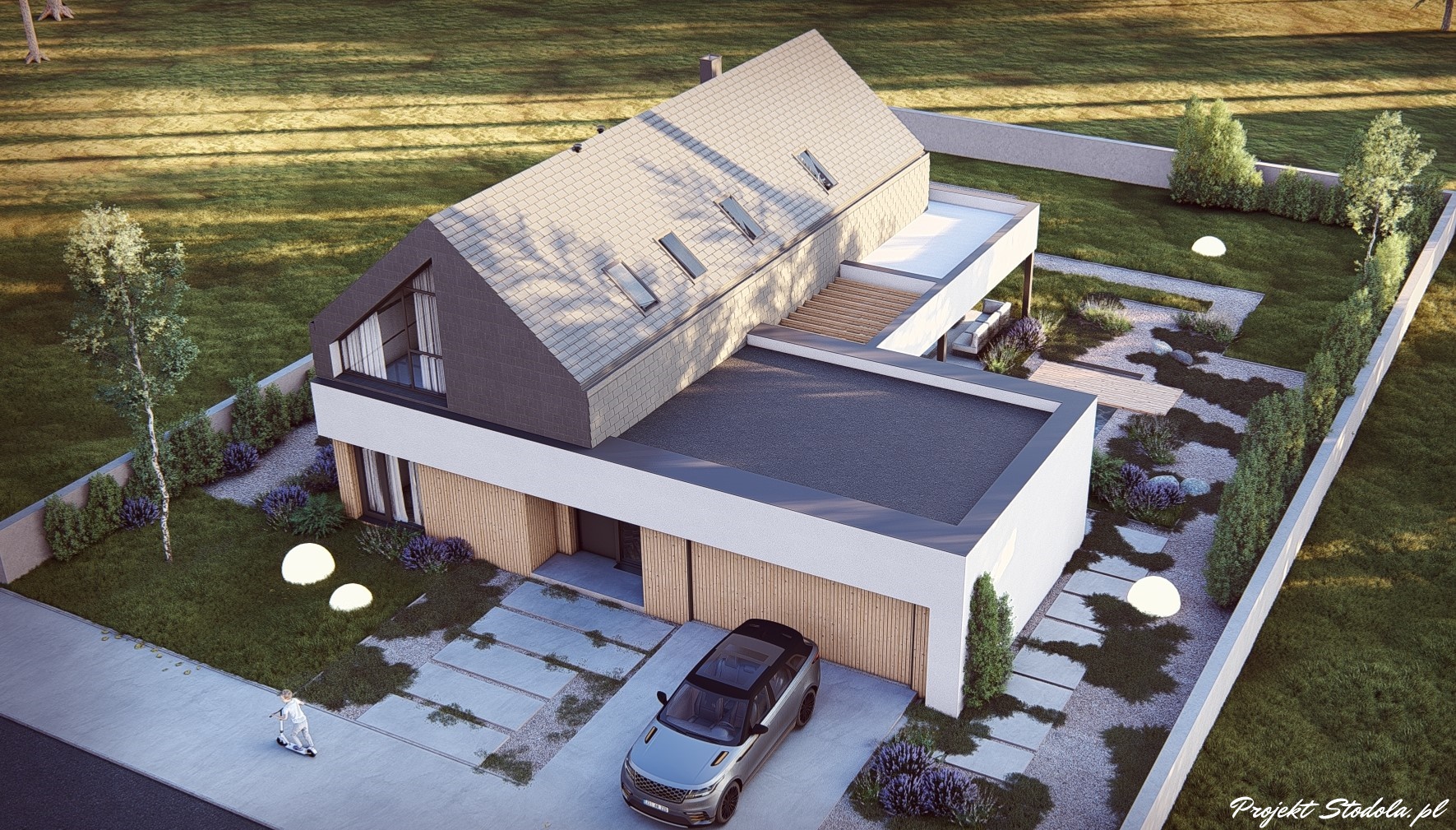 Projekt Stodoła Comfort + Aksonometria