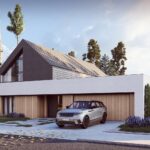 Projekt Stodoła Comfort + Perspektywa Frontowa