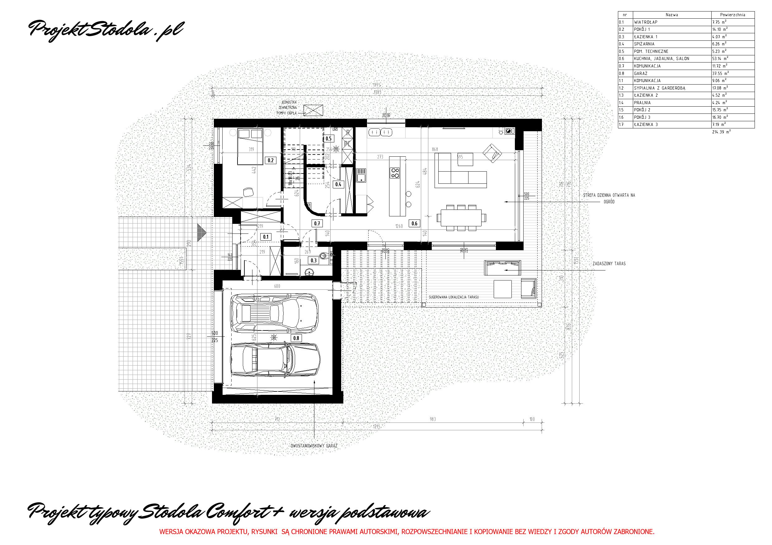STODOŁA COMFORT + WERSJA PODSTAWOWA PARTER