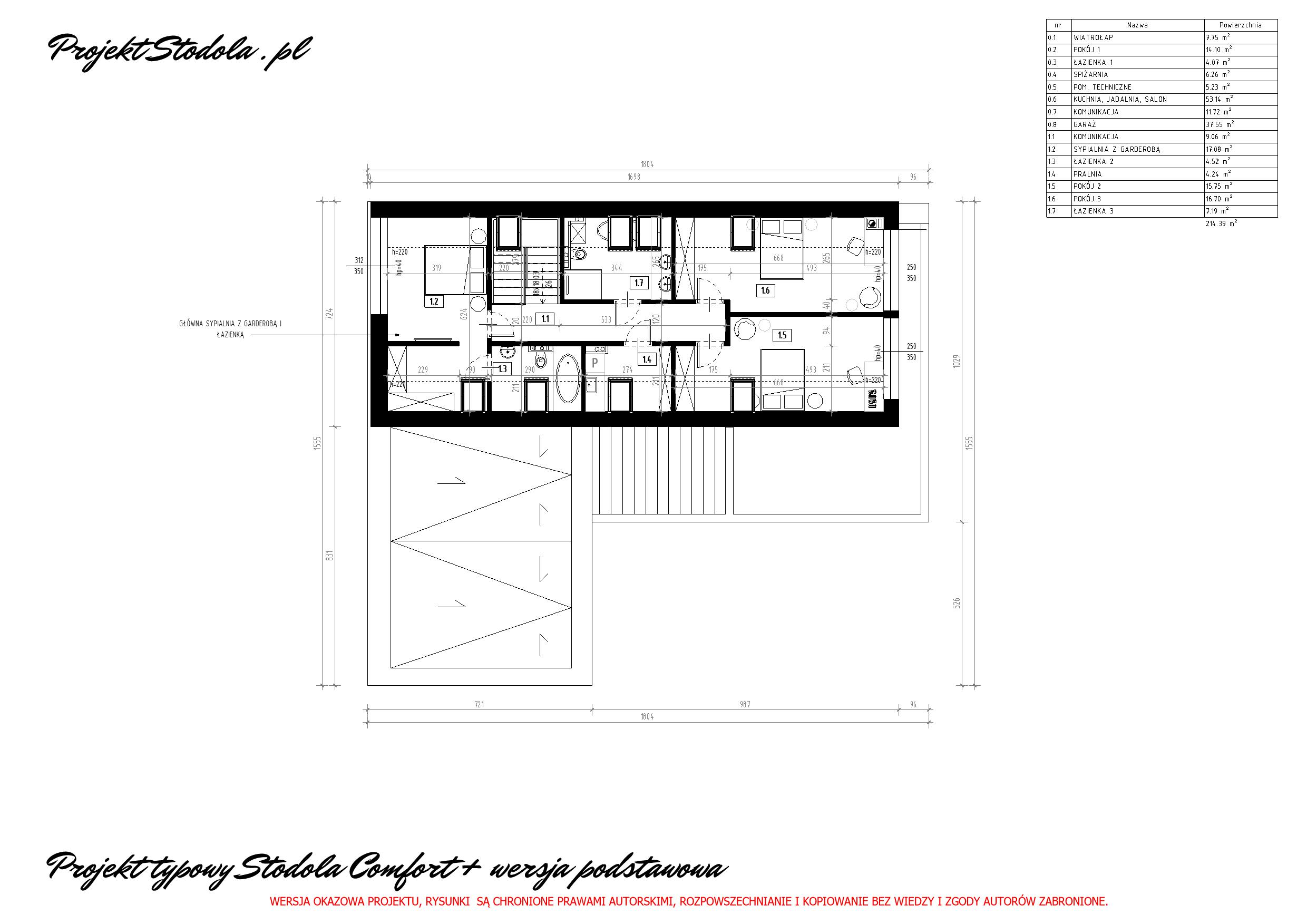 STODOŁA COMFORT + WERSJA PODSTAWOWA PIETRO